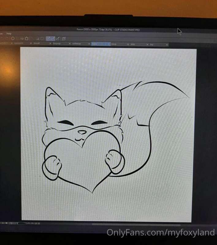 Btw I’m working on my merch and finally I found an artist! L..