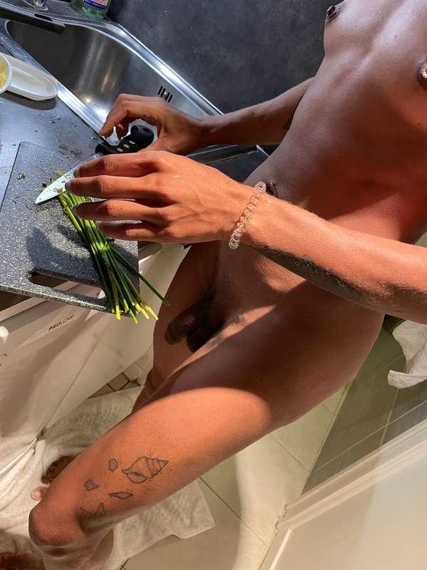 in the kitchen 😏