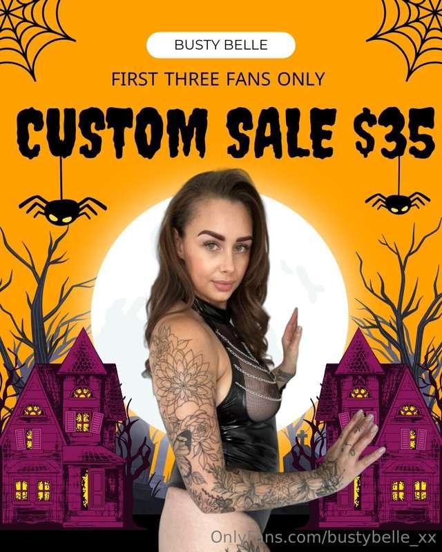 🕷 Wicked Custom Sale 😈First 3 Fans Only ✨ Customs are on spe..