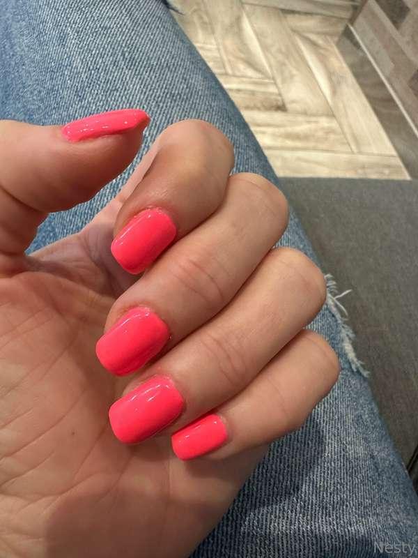 My pink nails😍