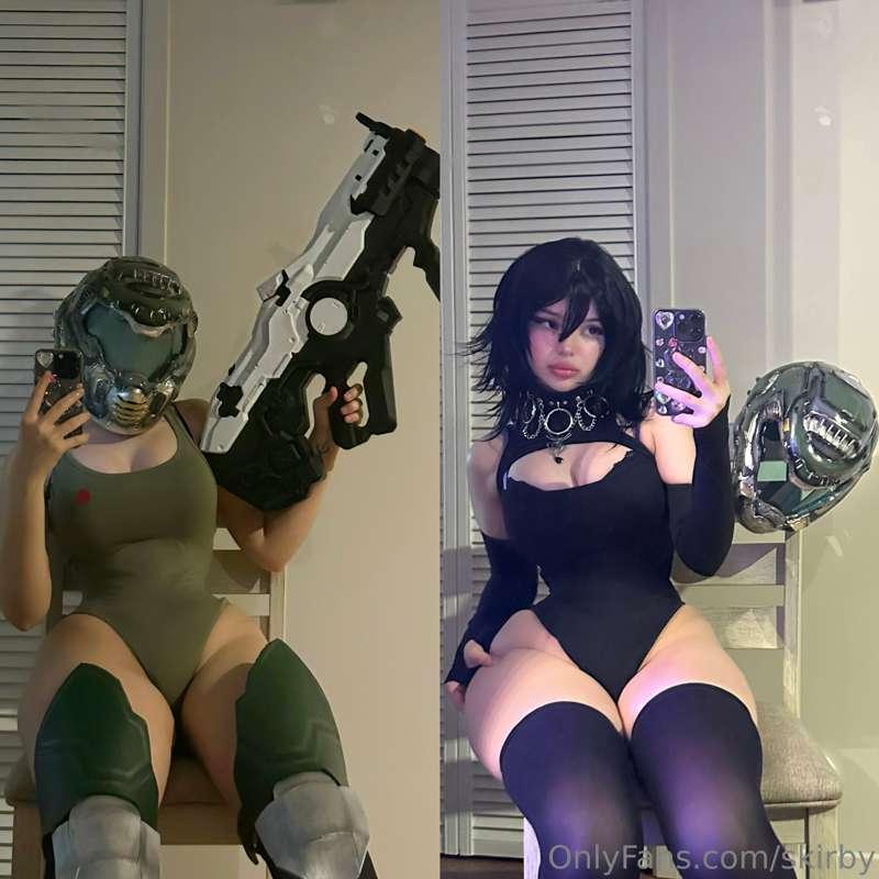 Doomguy but doomgirl