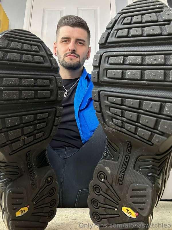 Lick my trainers boy!😈