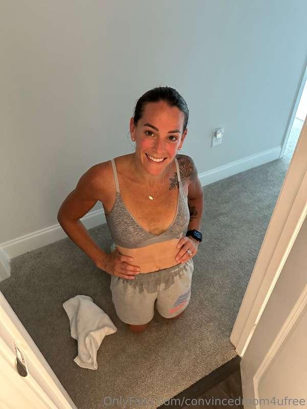 post workout all sweaty waiting for a facial 😅 “well that wa..