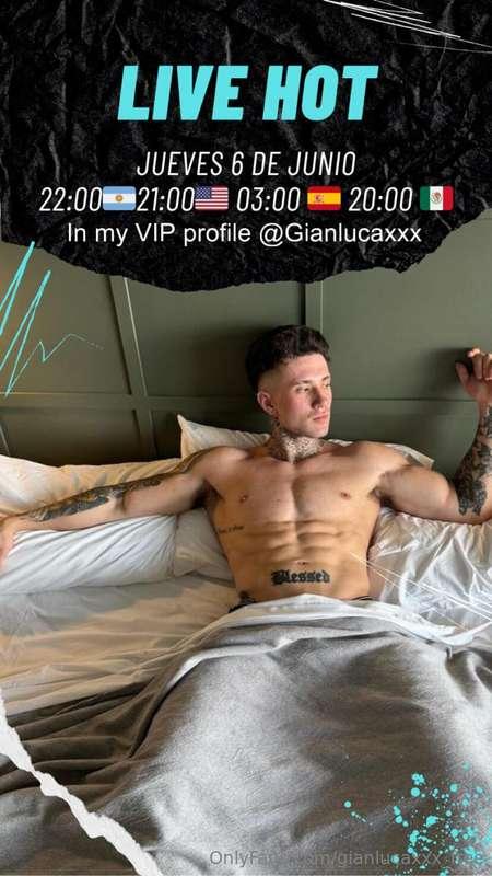 I’ll wait for you this Thursday on my VIP profile https://on..