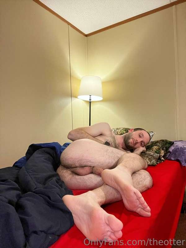 Come to bed.  We won't get any sleep. 😏