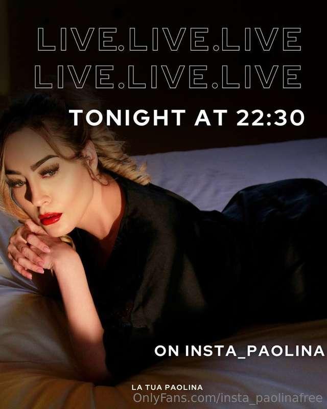 🚨 Tonight 10.30 pm 🚨STASERA LA MIA PRIMA LIVE ALLE 22.30 @in..