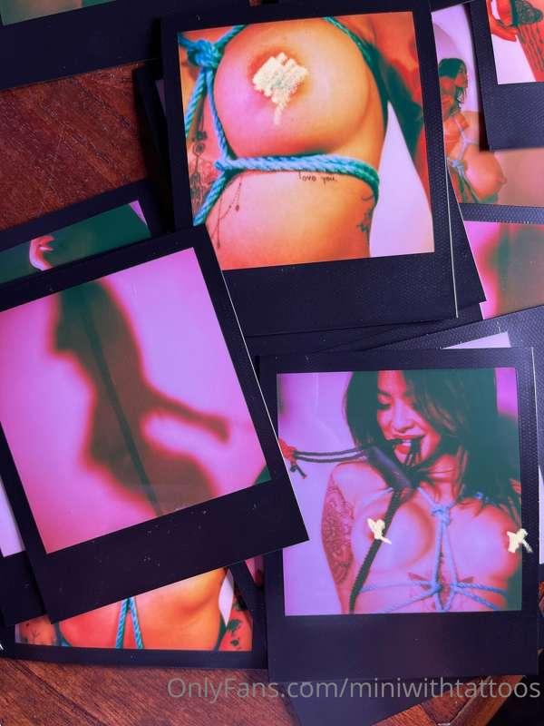 Polaroid scans coming soon. BTS video of the rope work and s..