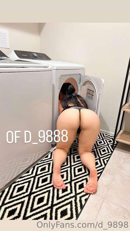 I got stucked taking out my clothes out the dryer 😋 can you ..