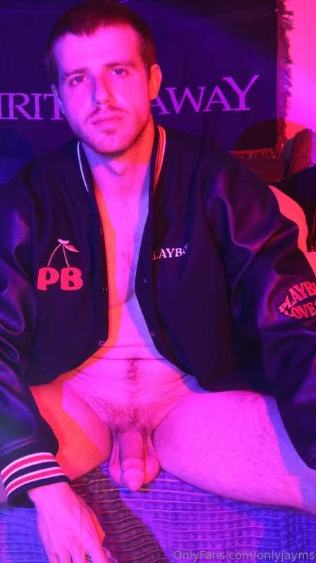 fuck me in the playboy jacket?
