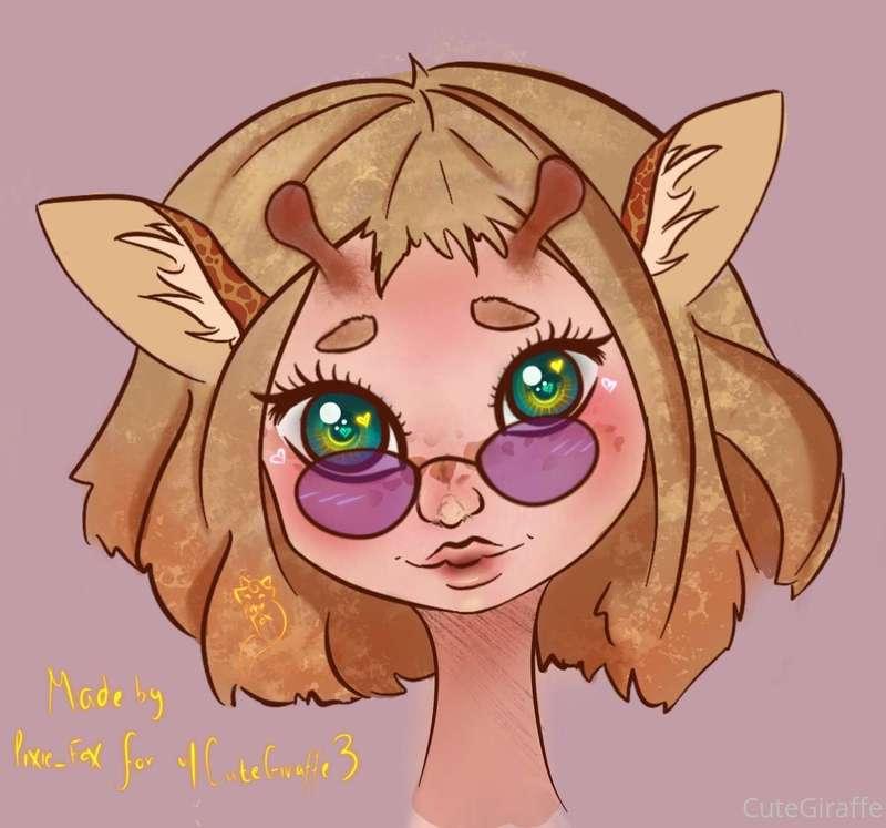 Beautiful artwork that @megfish made for me 😍 fuck she’s so ..