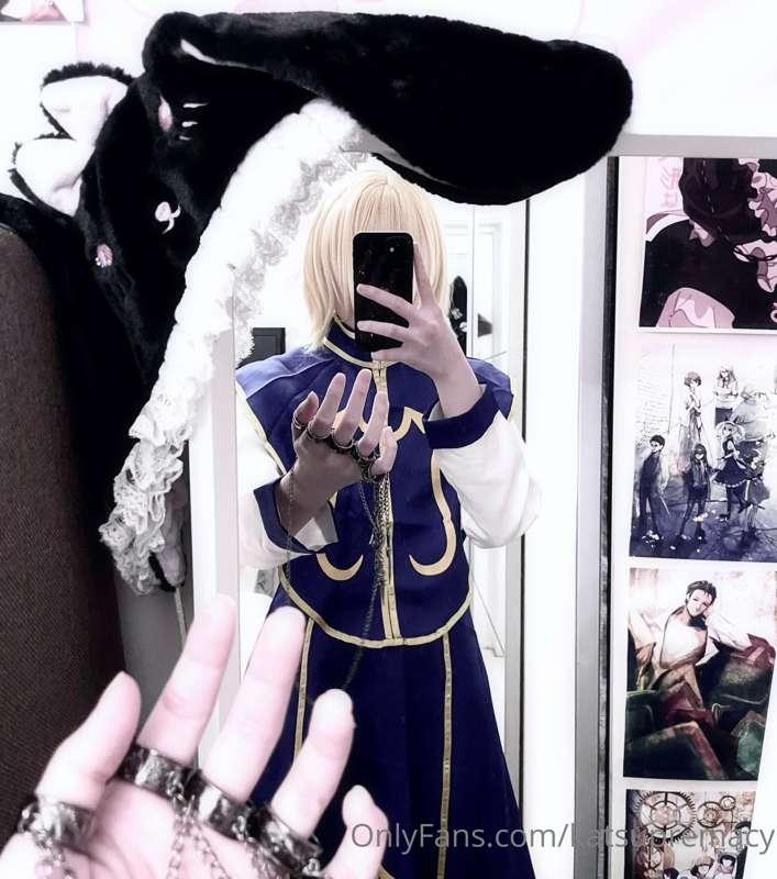 i cosplayed kurapika lololol 😭💫