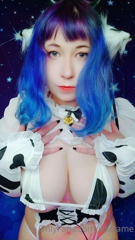🐮 Who wants to see my Moomoo Milkers? 🐄 hehe ;3