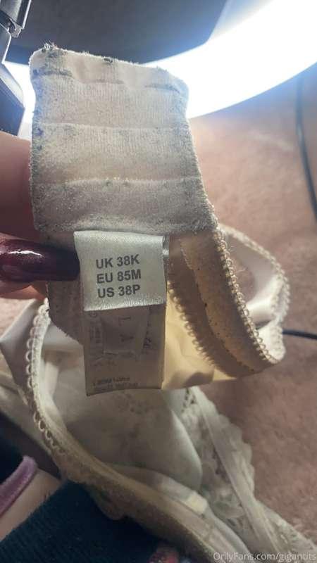 Here is the size of my bra from my previous post for people ..