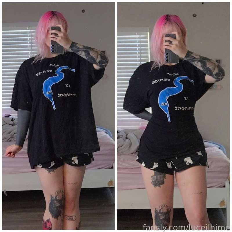 Big t shirts are my fav 👕☺️

#fyp #alt #cute #tattoos 