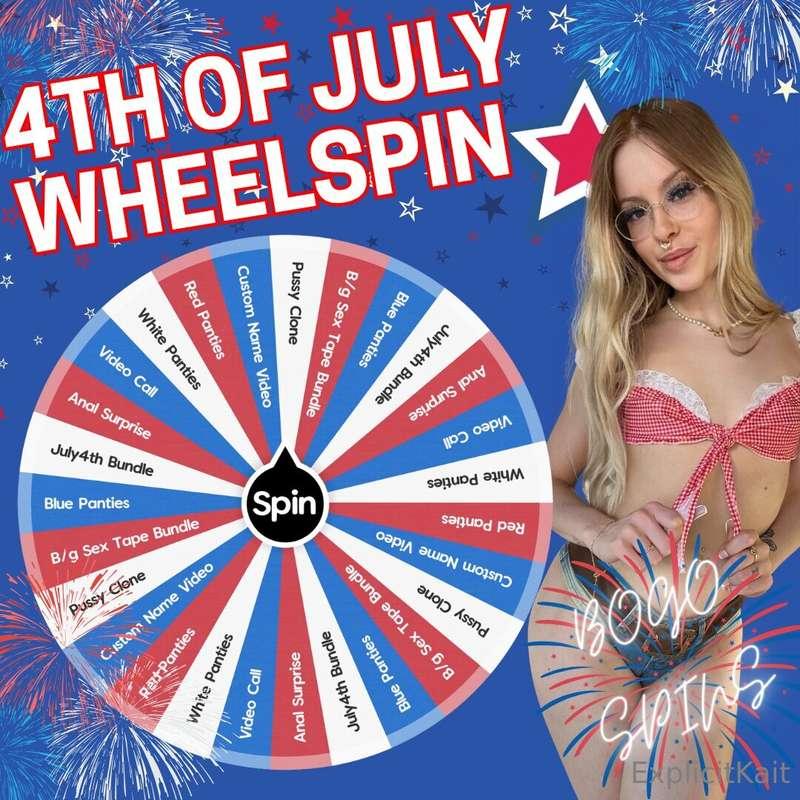 🇺🇸💥🧨 July 4th Wheel of Fortune 🧨💥🇺🇸BOGO BUY 1 GET 1 FREEhere..
