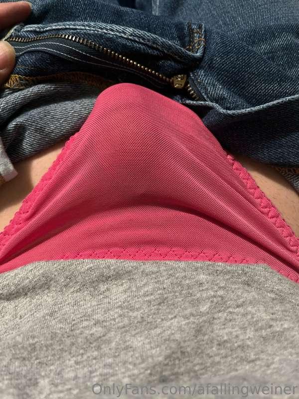 Just a little peek of my choice undies for the day