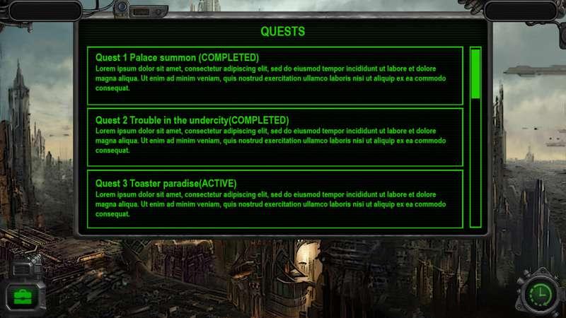 Quest tracker / log system