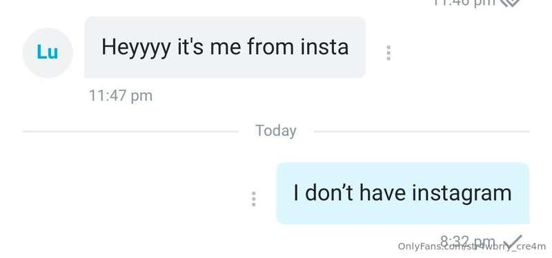 Just to put this out there again , I do not have instagram a..