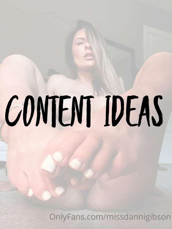 Got any ideas for content? Post them here! 🙏
