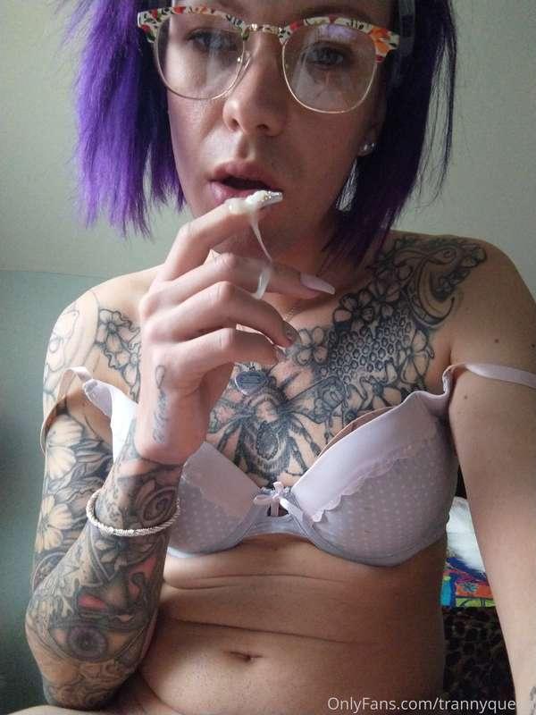 Cum shot Fun this morning... Tips for the video