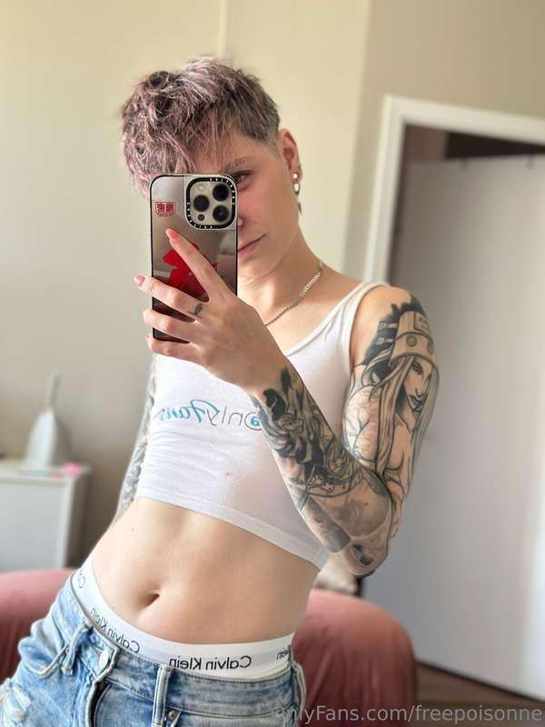 What do you think -- crop top or tank top? You know, there's..