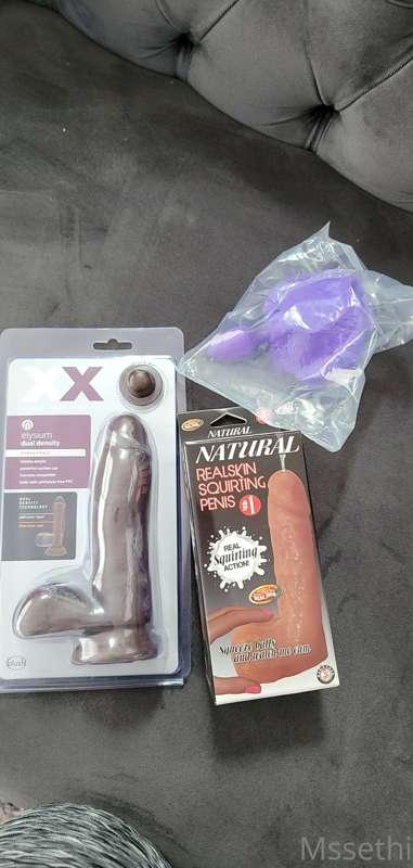 New dildos should I stuff both my holes With them 🤔