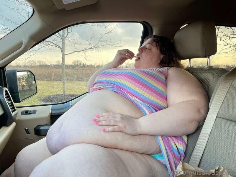 I LOVE stopping to get fast food in my new truck, because I ..