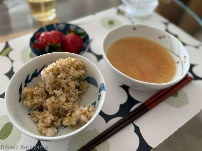 just started eating genmai (brown rice) with my meals, and I..