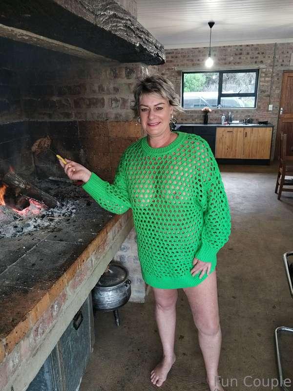 Heating up last night's meat again.