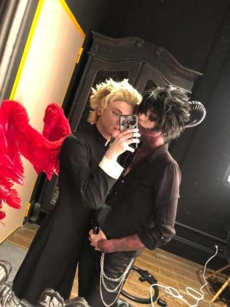 Demon/Priest AU backstage
