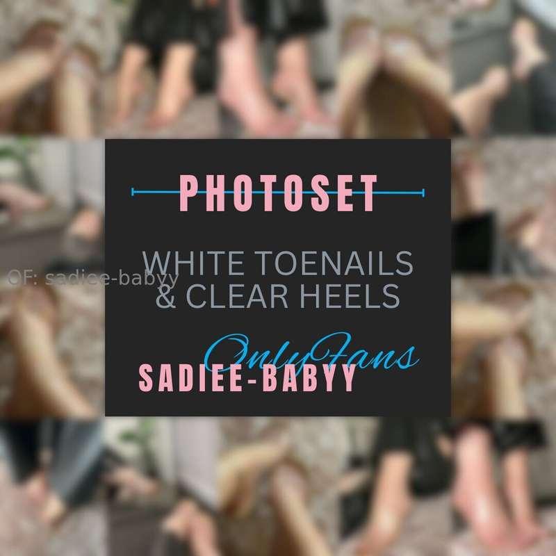 ’White Toenails & Clear Heels’ PHOTOSET [16 images] - $1016 ..