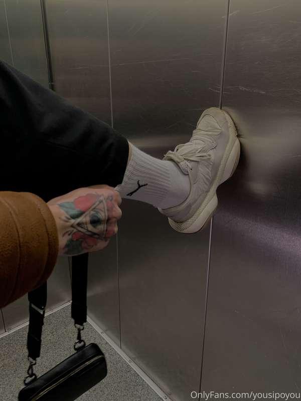 Snickers, socks or naked body?