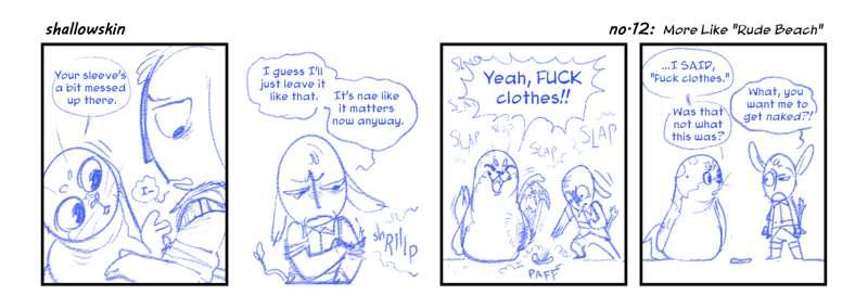 shallowskin Strip #12 - Sketch