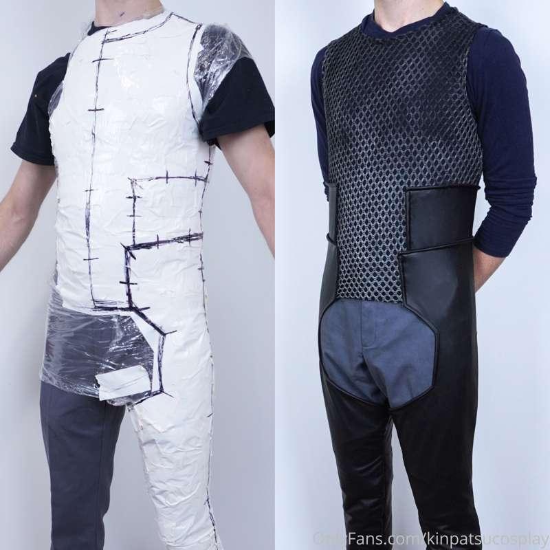 Tape pattern to final sewing piece! Yes this works for male ..