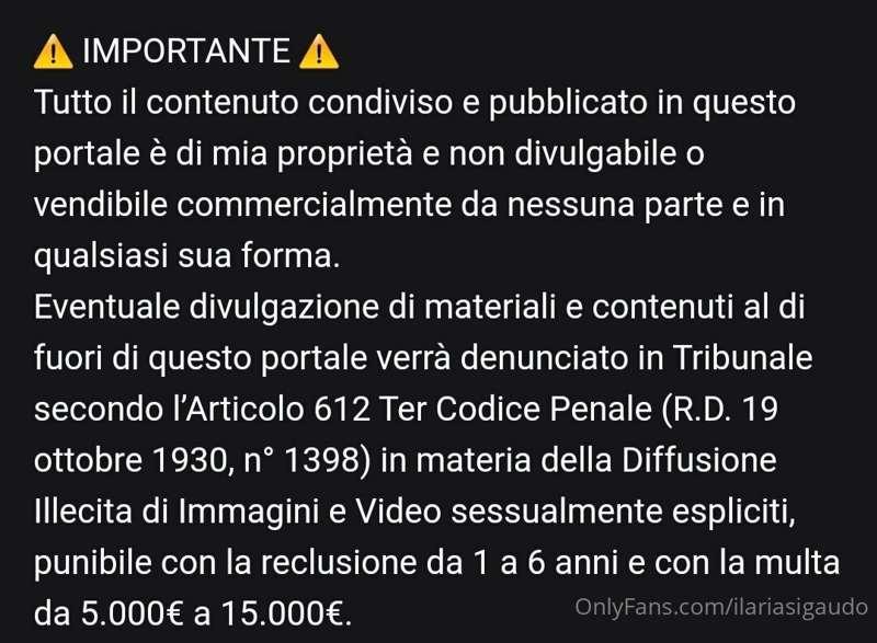 Buongiorno,
Visto i precedenti avvenimenti vi ricordo questa..