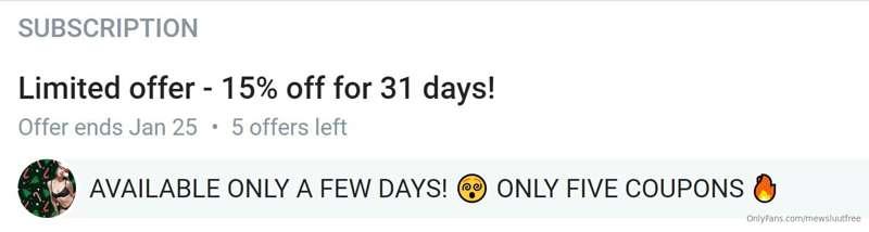 HURRY UP! There are only five places available for the offer..