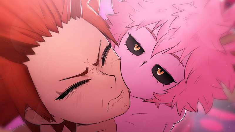 Mina eating Kirishima