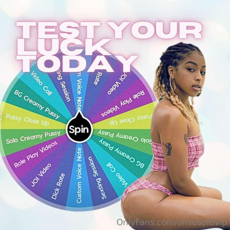 🎯  ***SPIN THE WHEEL AND TEST YOUR LUCK!*** 🎯

I will send y..