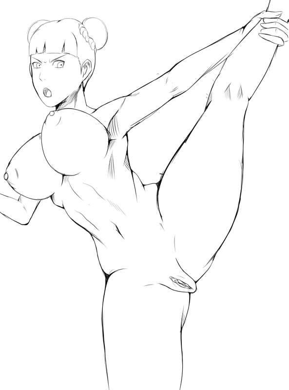 Sketch Tenten Chun li Cosplay