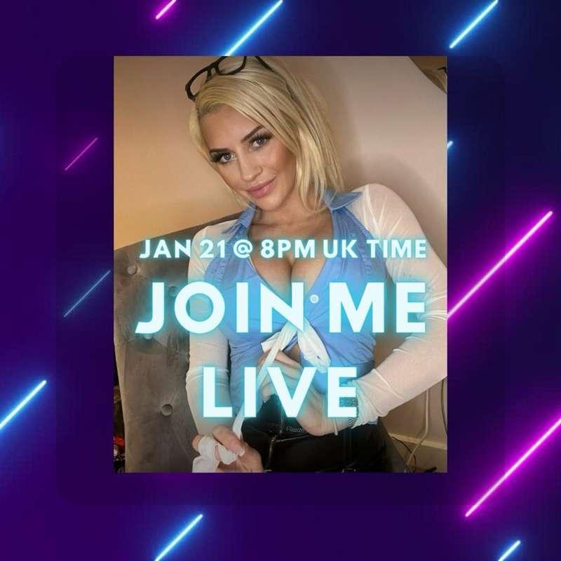💕**Join me live Jan 21 @ 8pm UK time XX** 💕