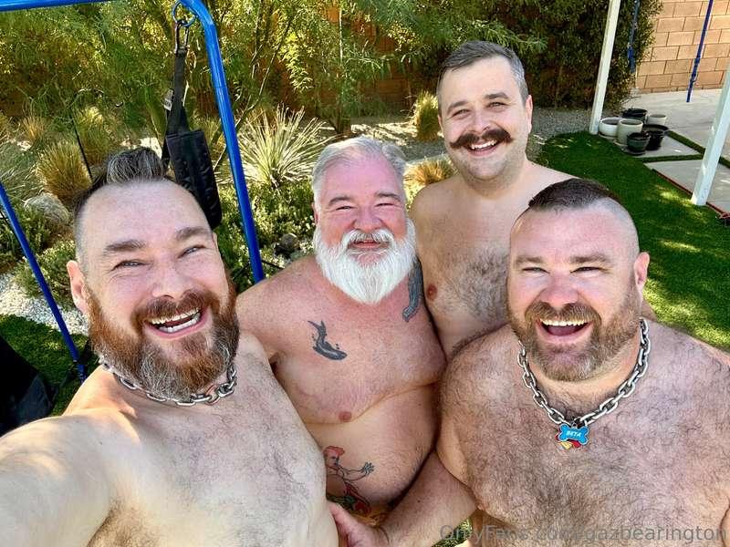 Dad, his boys, and the family dog playing in the park. 😈Than..