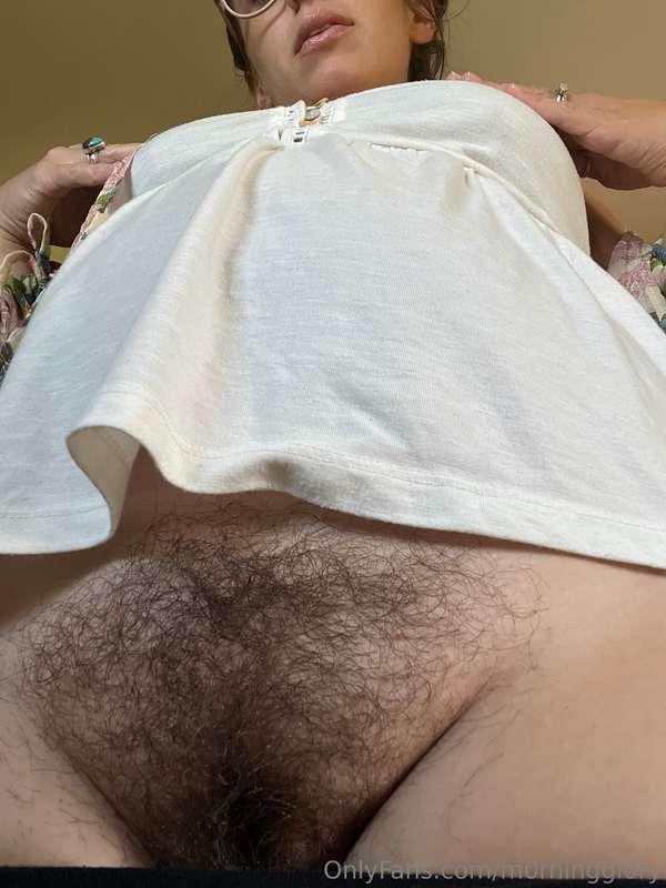 And fully in your face bush 💓