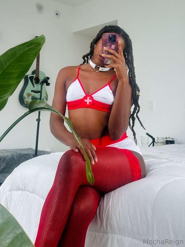 Would you get in bed with Naughty Nurse Mocha? 🏥💋🚨