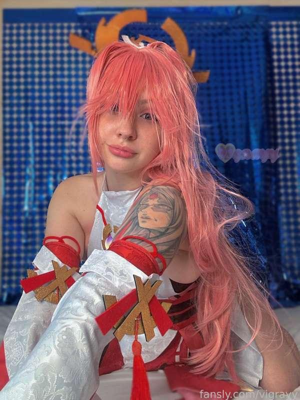 little tenderness and fun


#yaemiko #genshinimpact #kitsune #neko #cosplayer #cosplay #fyp