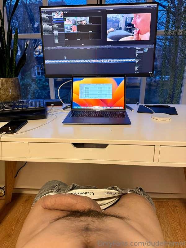You know the video is gonna be good when you get hard editin..