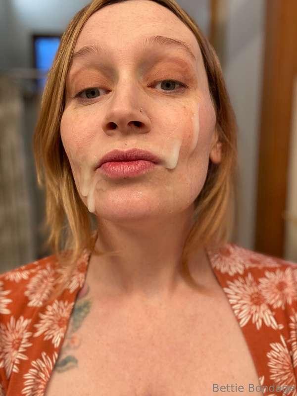Sometimes after filming, before I wash my makeup off, I like..
