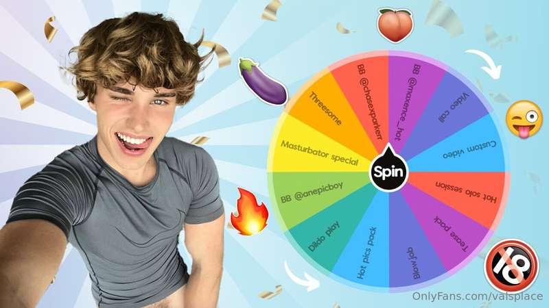 🔥🎡 SPIN THE WHEEL OF PLEASURE! 🎡🔥 I’ve prepared something ex..