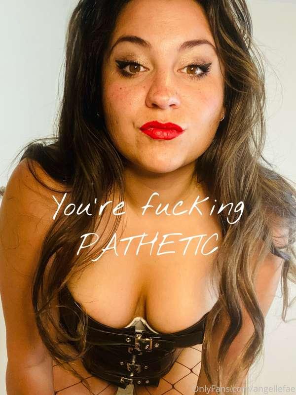 That little baby Dicklet of yours could never please a woman..
