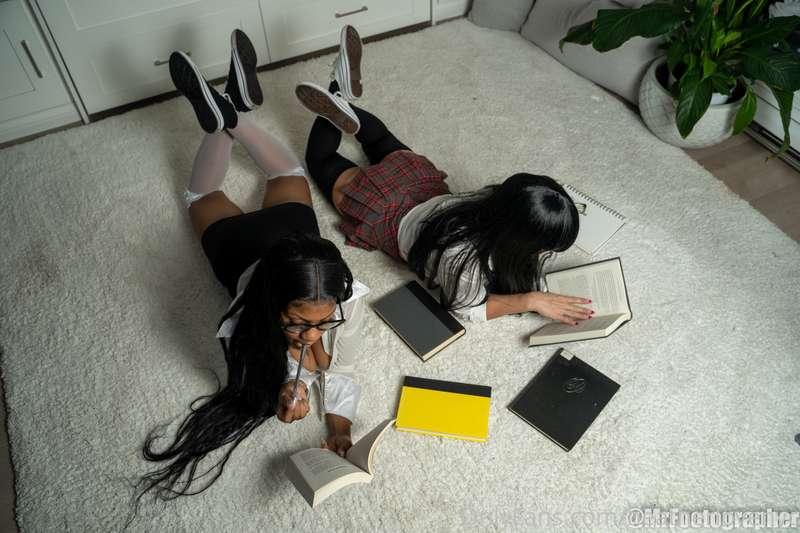 Queen and I studying. ;)