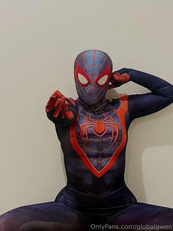 Gotcha! Catching you with my web-shooters 🤭 Gonna bring you ..